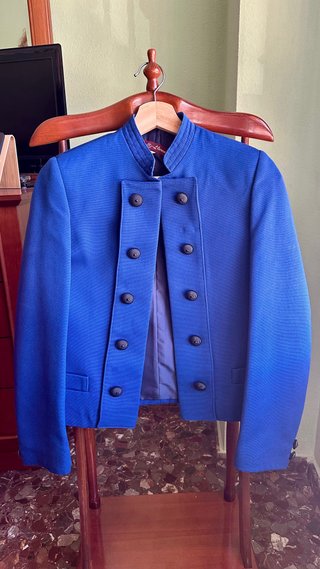 Chaqueta Traje Fallero Torrenti Talla 16 Azul