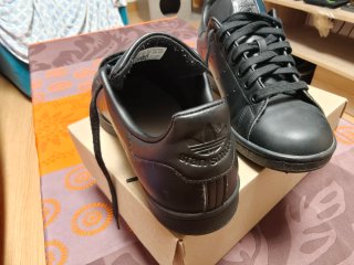 Zapatillas Adidas Stan Smith Negras Mujer