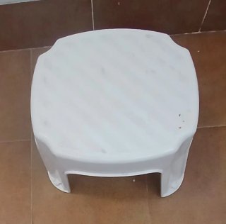 Banqueta Escalón Blanco