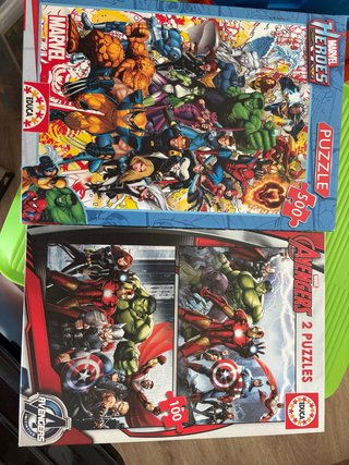 2 Puzzles Marvel: Superherois i Avengers