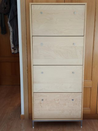 Zapatero Vertical de Madera