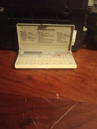 Ordenador de Bolsillo Casio Data Bank
