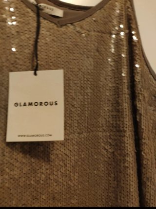Vestido Lentejuelas Glamorous. Nuevo con etiqueta