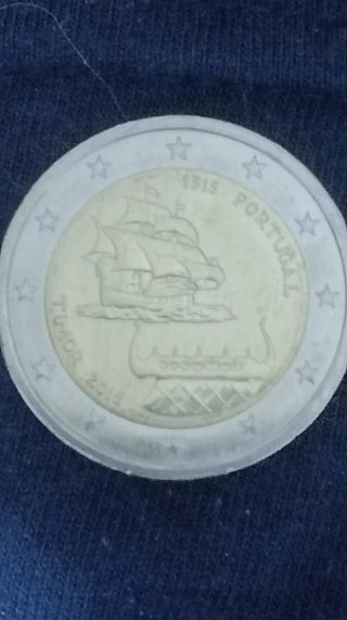 Moneda 2 Euros Conmemorativa Portugal 2015