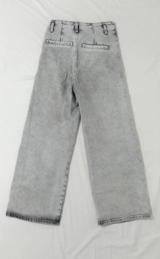 Pantalón Zara tobillero gris