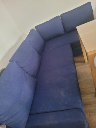 Sofá Cama Ikea Friheten Chaise Longue Azul