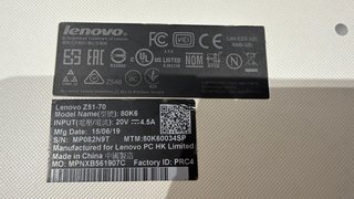 Portatile Lenovo Argento