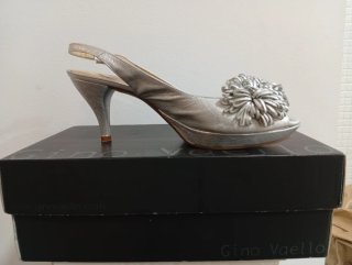 Zapatos de Fiesta Plateados Gino Vaello