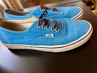 Zapatillas Vans Unisex Azul Tela