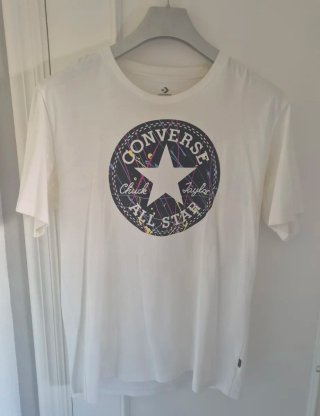 Camiseta Converse Blanca Talla L