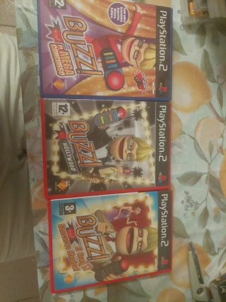 3 Juegos Buzz! para PlayStation 2