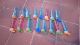 Lote de bebederos de hamster, conejo rata ect