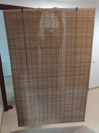 Estor enrollable bambú 140x180cm