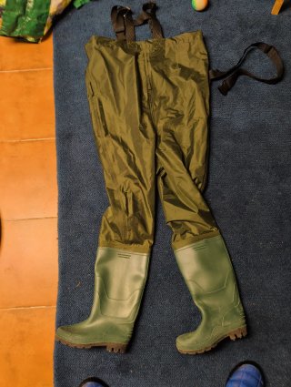 Vadeador Pesca Talla 40 Verde