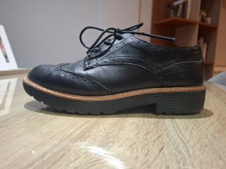 Zapatos Oxford Mujer Negros