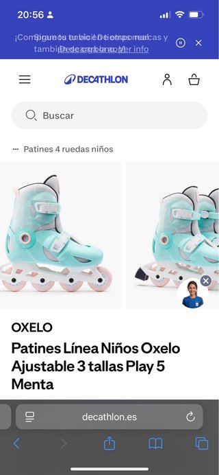 Patines en línea Oxelo niña