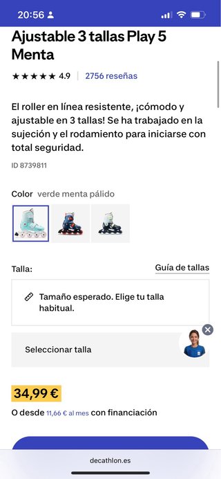 Patines en línea Oxelo niña