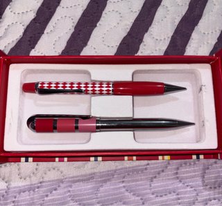 Estuche 2 Lápices Rojo y Blanco