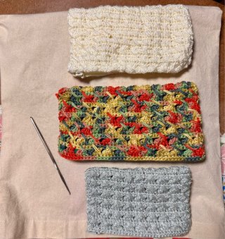 Monedero crochet hecho a mano