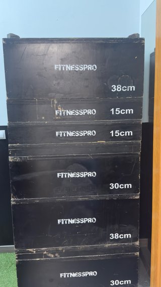 Juego de cajones de madera ideales para haltero