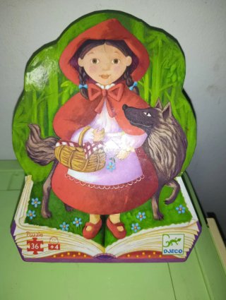 Puzzle Caperucita Roja Djeco 36+4 piezas