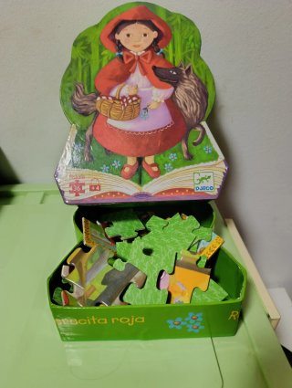Puzzle Caperucita Roja Djeco 36+4 piezas