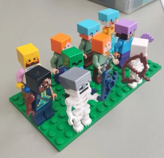 Lote LEGO Minecraft Minifiguras