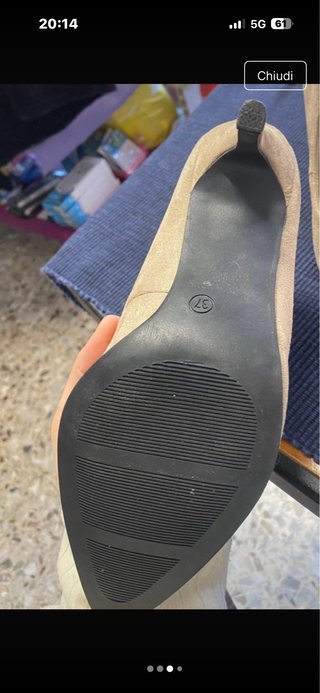 Scarpe con tacco eleganti numero 37