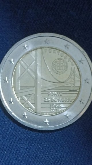Moneda de 2 euros conmemorativa de Portugal