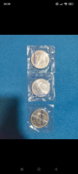 Lote 3 Monedas Plata 30€ Xacobeo 2021-22