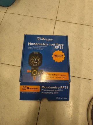 Manómetro con llave Rothenberger RF31