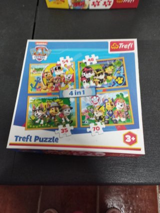 Puzzle 4 en 1 La Patrulla Canina Trefl