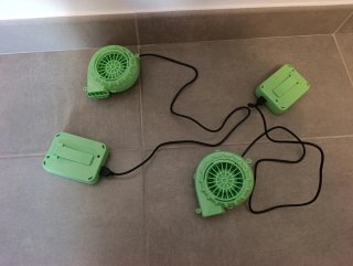 Ventilador disfraz hinchable
