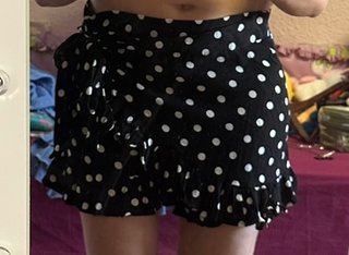 Falda-pantalón lunares