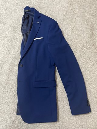Traje Zara Azul