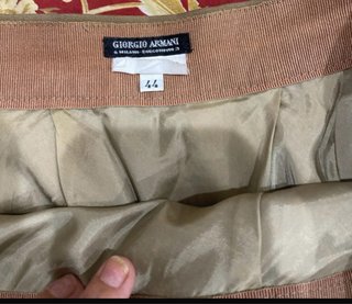 Gonna Giorgio Armani beige tg 44