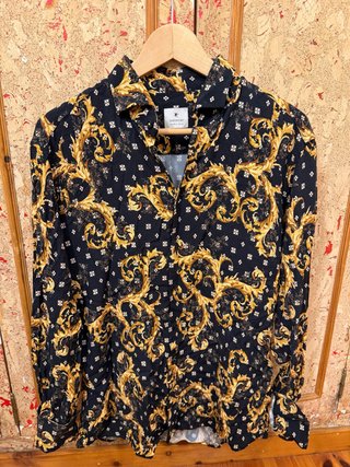 Camisa Bastoncino Estampado Barroco