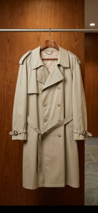 Gabardina Vintage de hombre talla 50