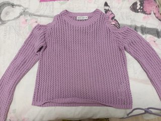 Jersey rosa crochet Green Coast Talla XS