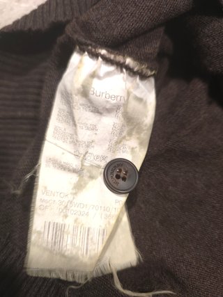 Jersey Lana Cashmere Marrón Burberry Talla L 90800