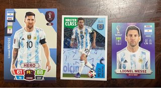 Cromos de fútbol Messi (Argentina)