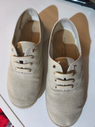 Alpargatas Pisamonas Beige.