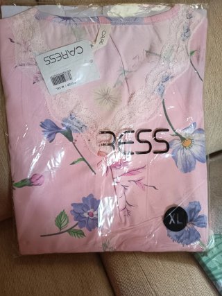 Pijama de Verano Floral Rosa Talla XL