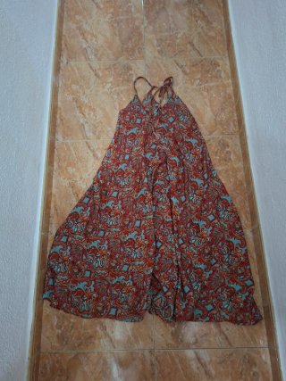 Vestido hindú estampado talla M/L