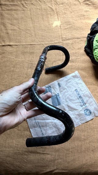 Manillar 3TTT Prima 220 Ergal negro vintage