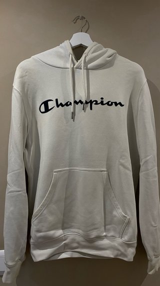 Sudadera Champion Blanca con Capucha