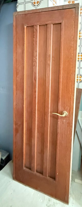 Puerta Maciza de Cerezo