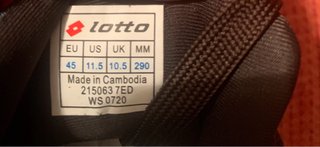 Zapatillas Lotto Talla 45 EU