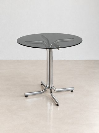 Mesa Vintage de Metal y Cristal