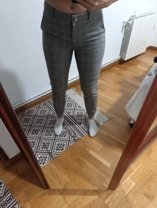 Pantalones de cuadros